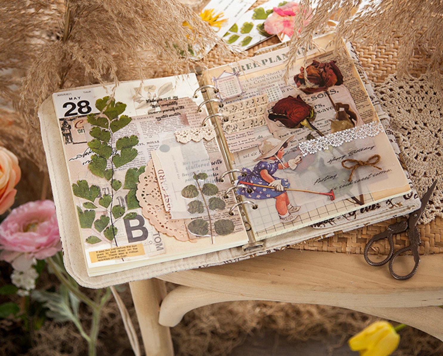 Dried Flower Sticker Pack
